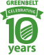 Greenbelt 10 year anniversary logo